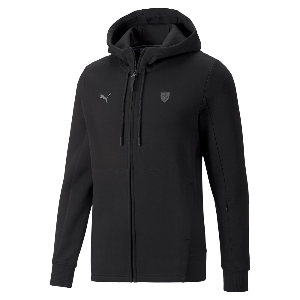 Puma Ferrari Style Hooded Sweat Jacket Reg Erkek Siyah Günlük Ceket - 533334-01