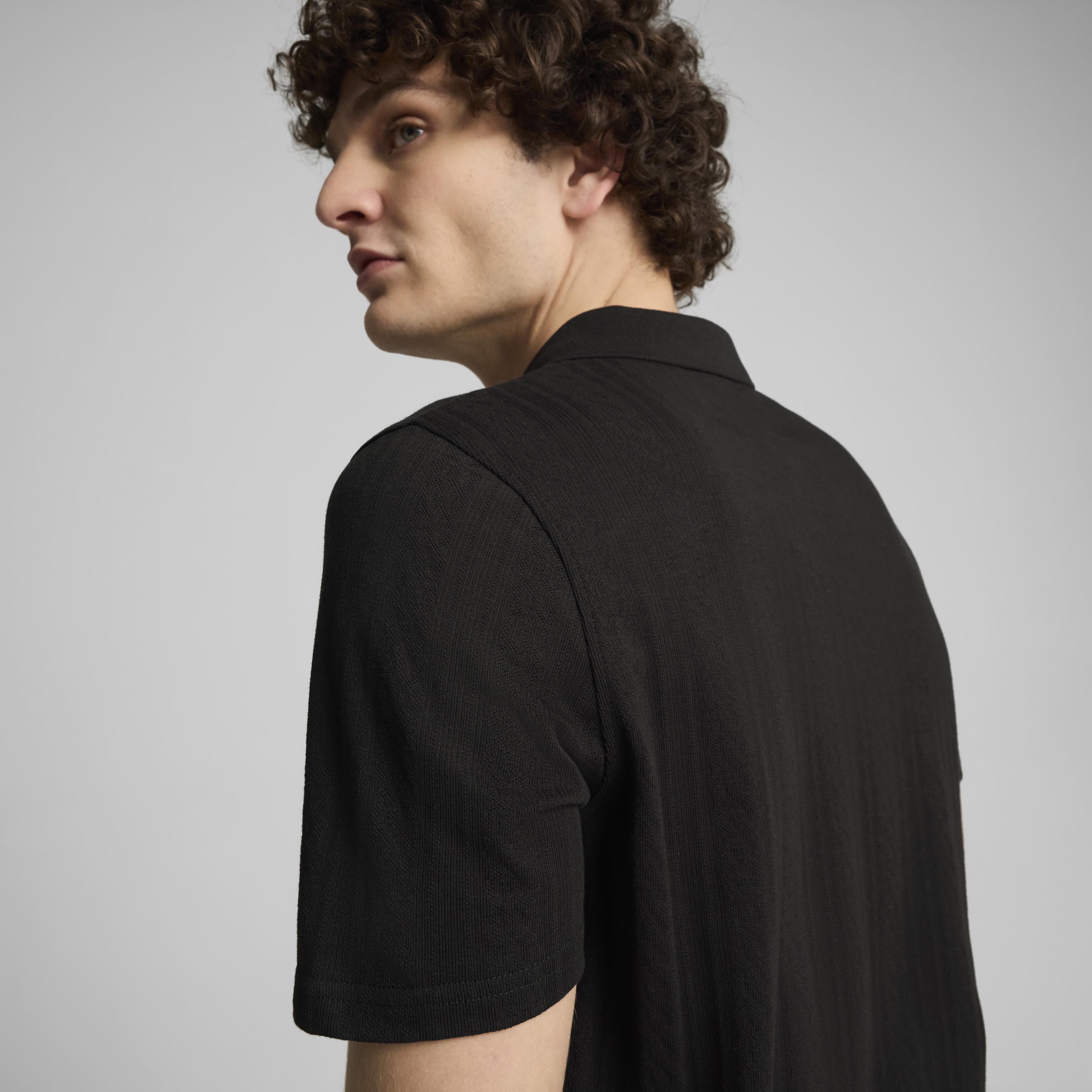 Puma Ferrari Style Polo Jacquard Erkek T-shirt