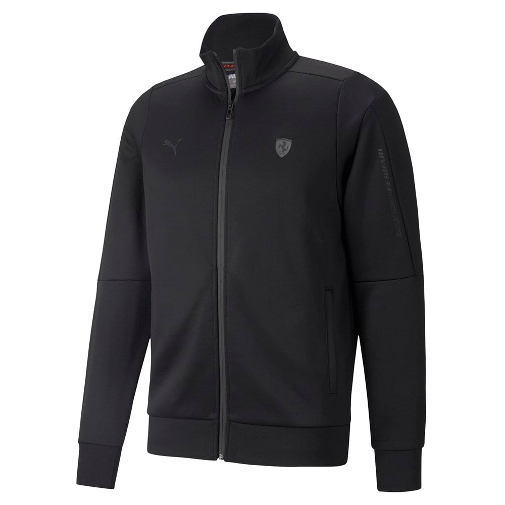 Puma Ferrari Style T7 Track Jacket Erkek Siyah Ceket - 53176501