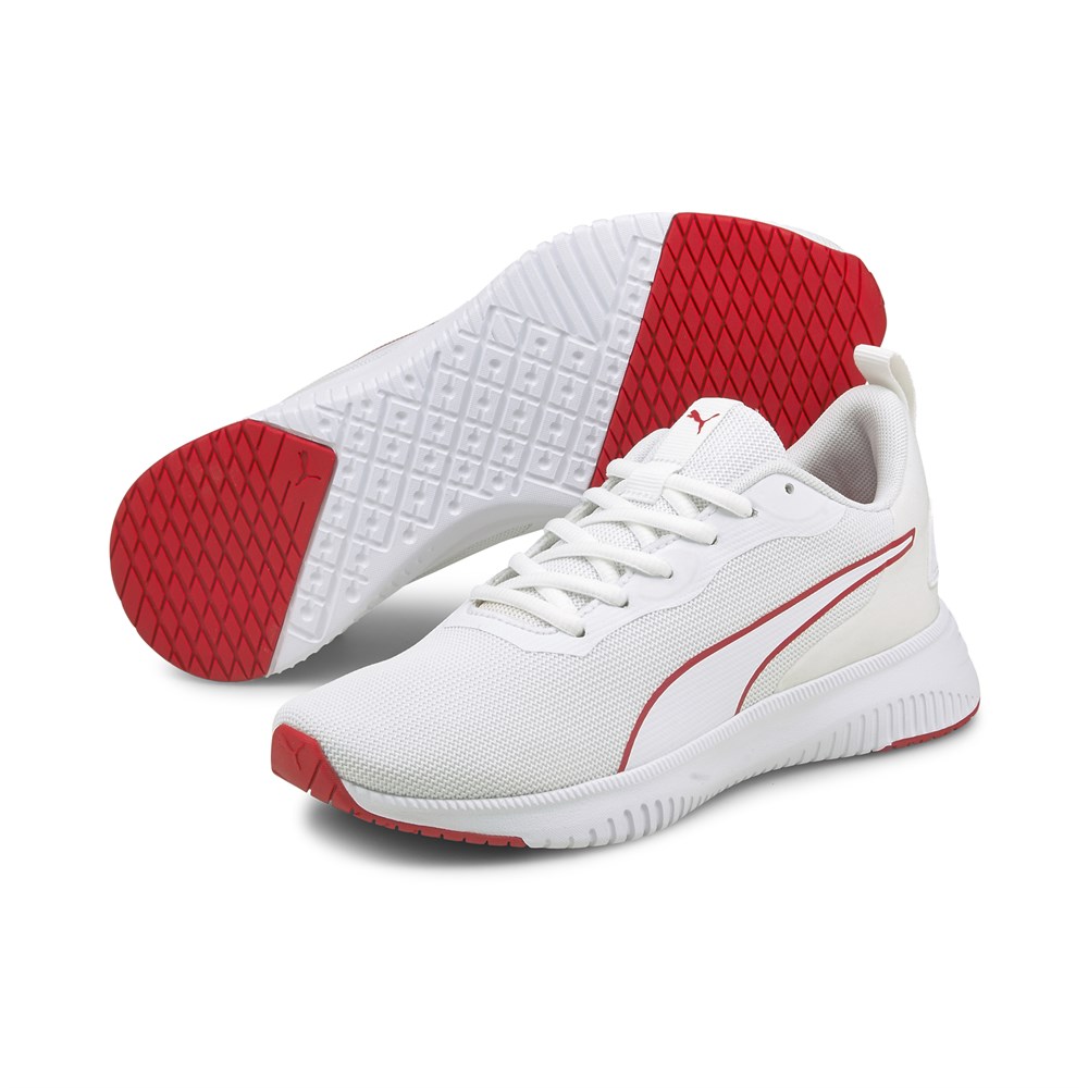 Puma Flyer Flex Jr Genç Beyaz Günlük Ayakkabı - 19556202