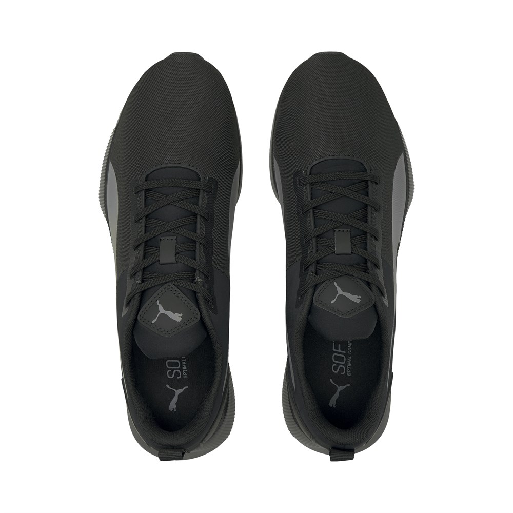 Puma Flyer Runner Mesh Unisex Siyah Koşu Ayakkabı - 19534302
