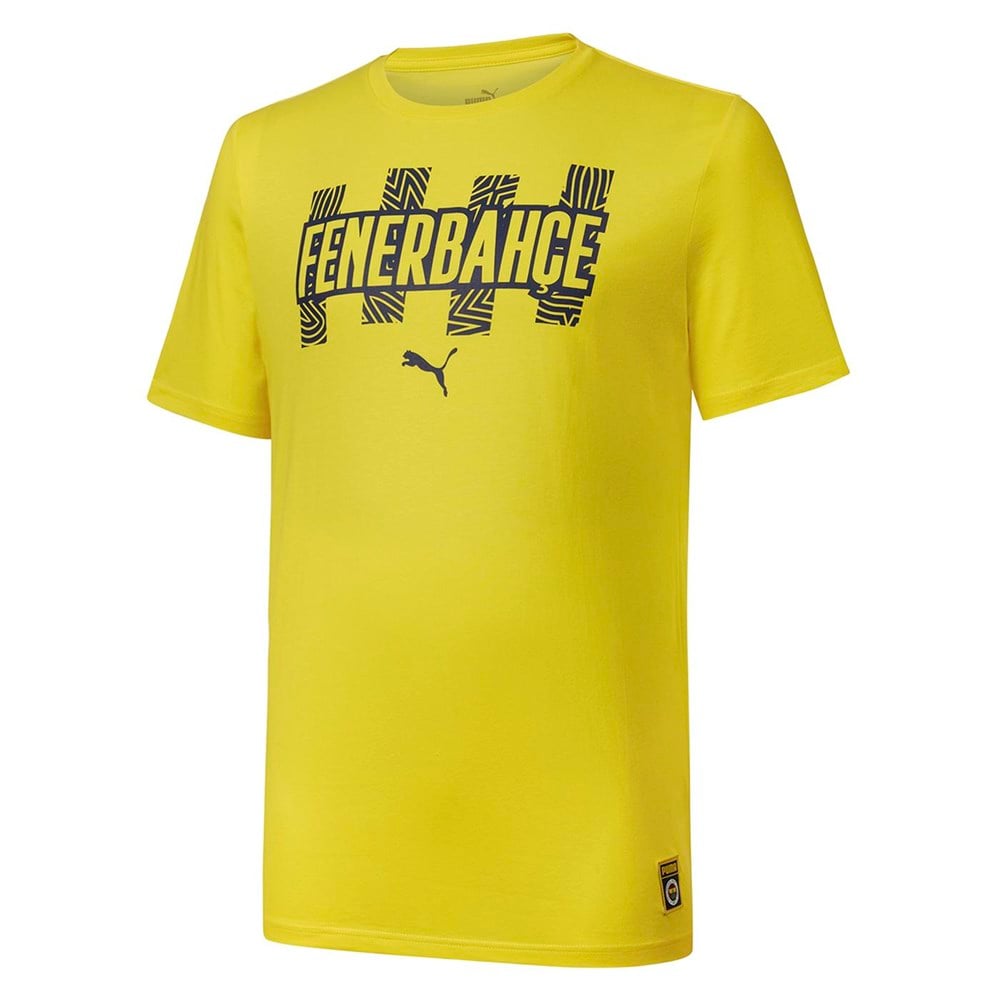 Puma FSK FtblCore Tee Erkek Sarı T-shirt - 76702201