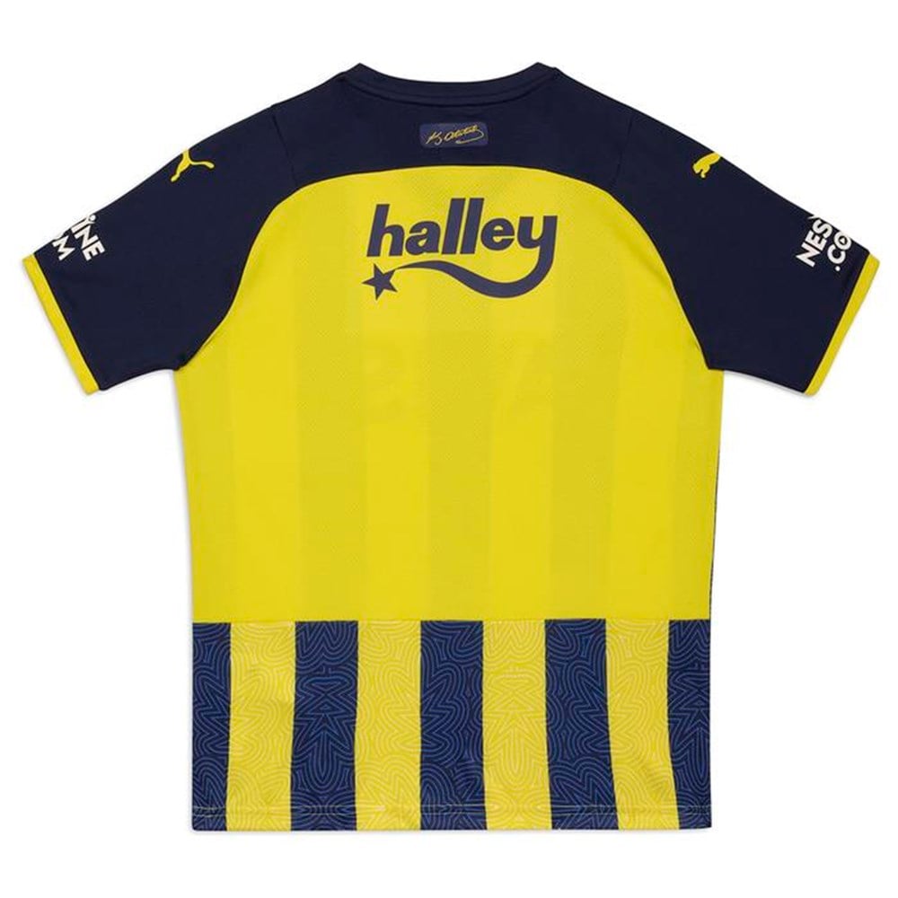 Puma FSK Home Shirt Replica Jr Genç Sarı T-shirt - 76700901