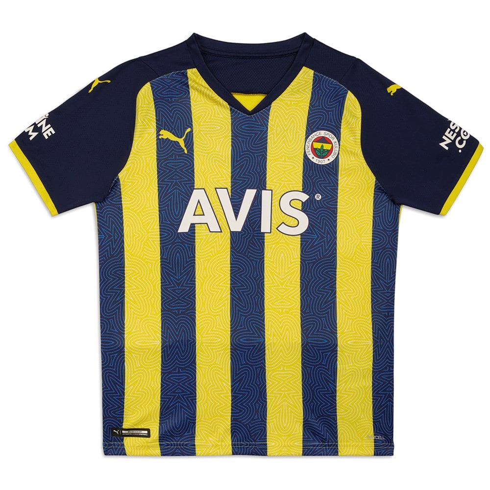 Puma FSK Home Shirt Replica Jr Genç Sarı T-shirt - 76700901