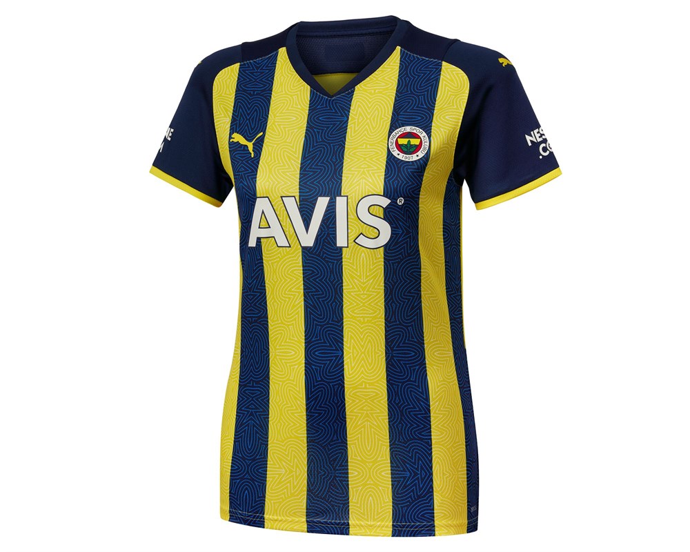 Puma FSK Home Shirt Replica W Erkek Sarı T-shirt - 76700601