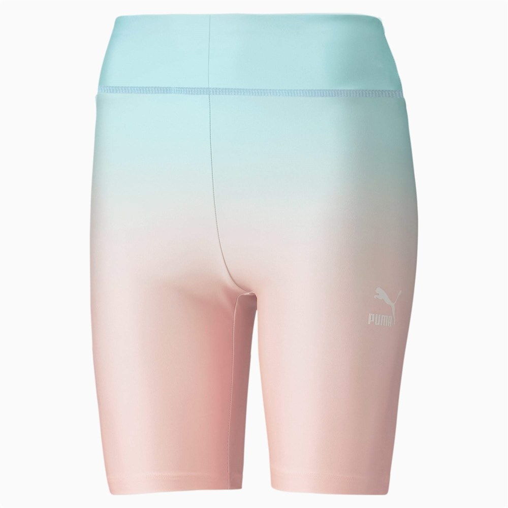 Puma Gloaming AOP Short Tight Kadın Mavi Tayt - 84584276