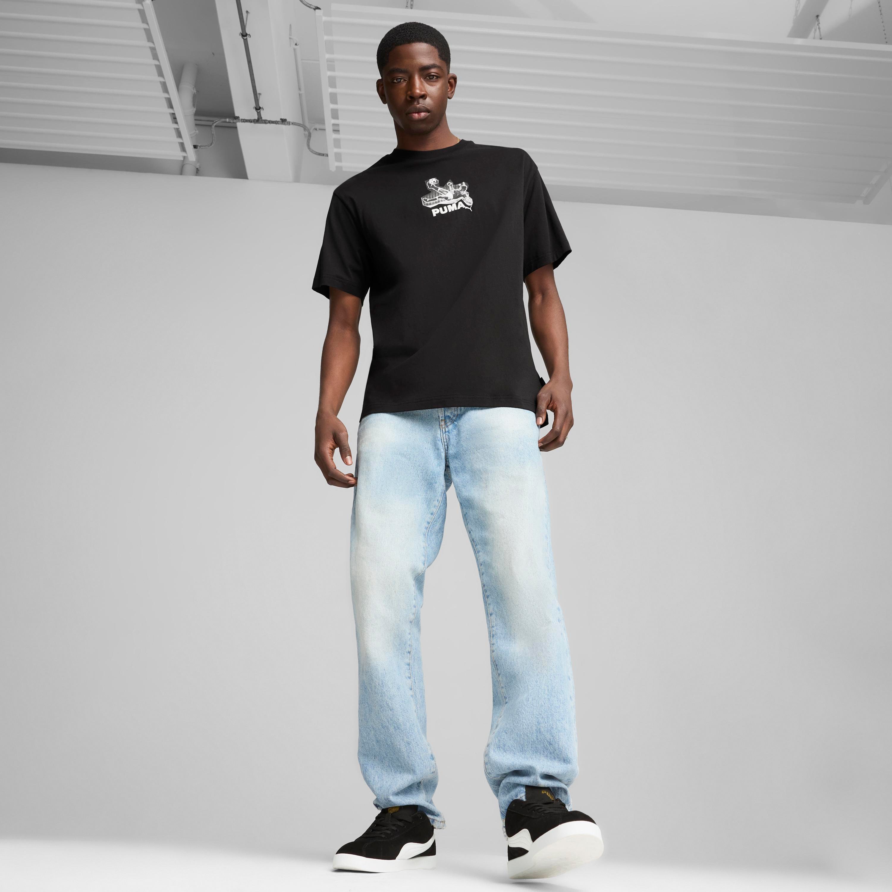 Puma Graphics Bicycle Kick Tee Erkek T-shirt