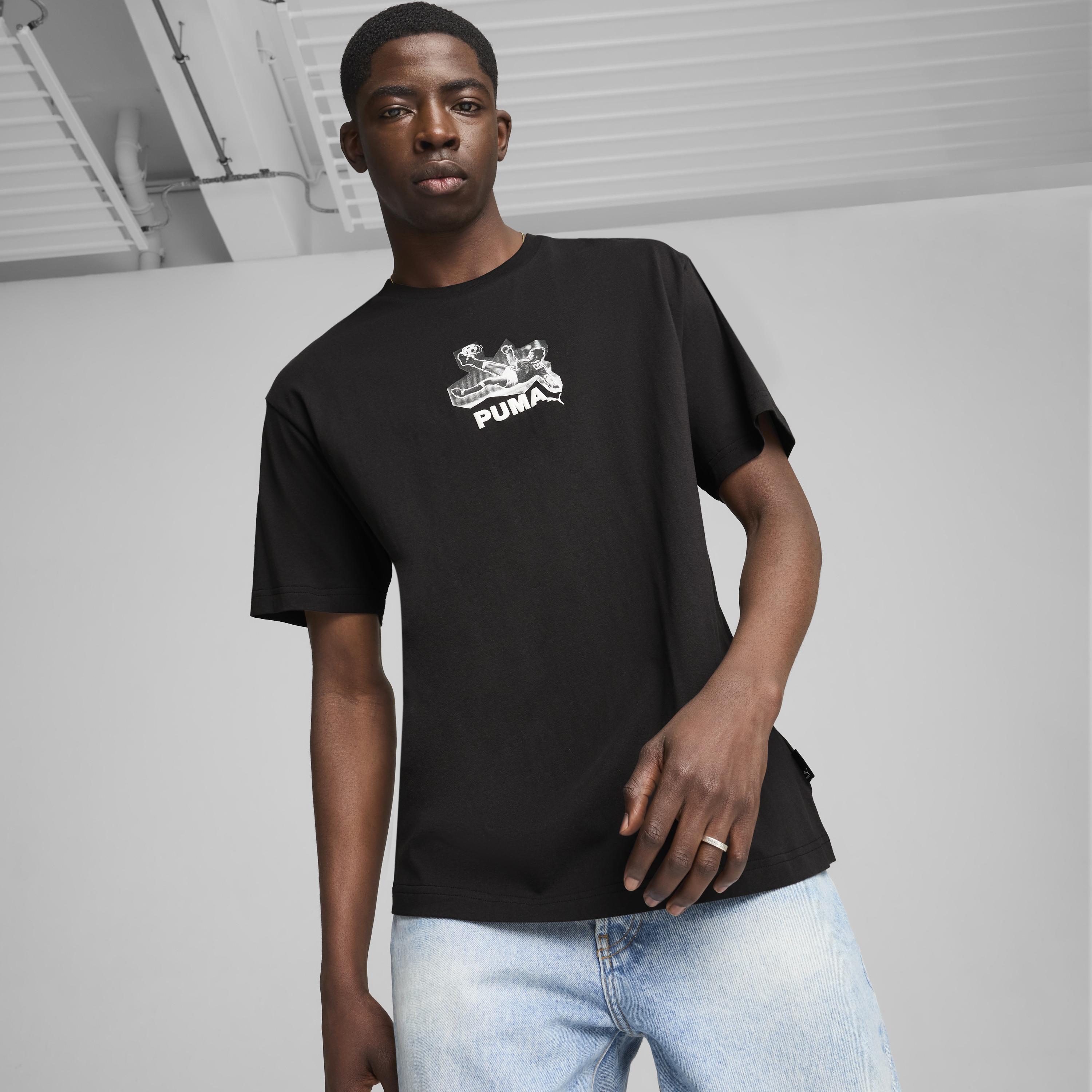 Puma Graphics Bicycle Kick Tee Erkek T-shirt