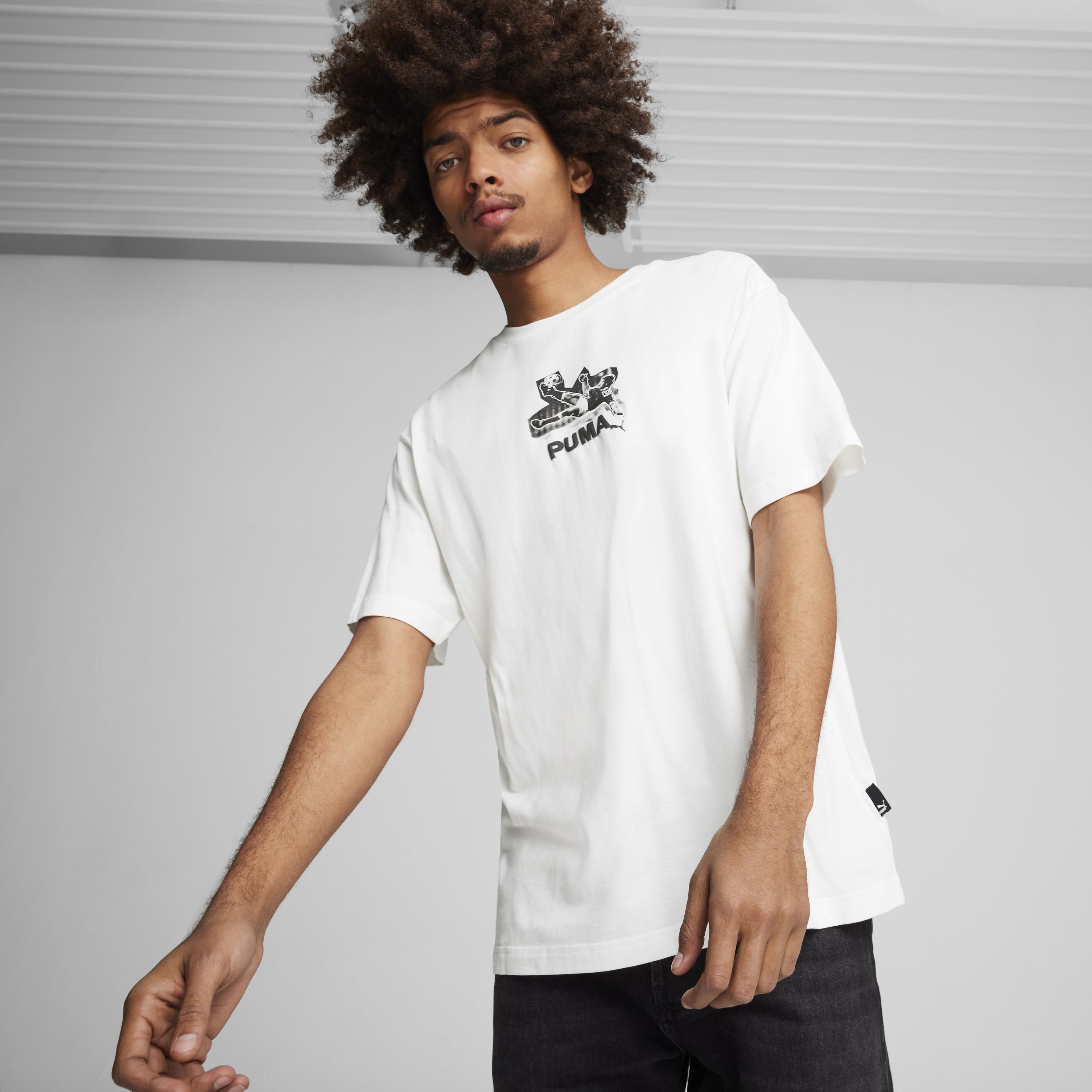 Puma Graphics Bicycle Kick Tee Erkek T-shirt