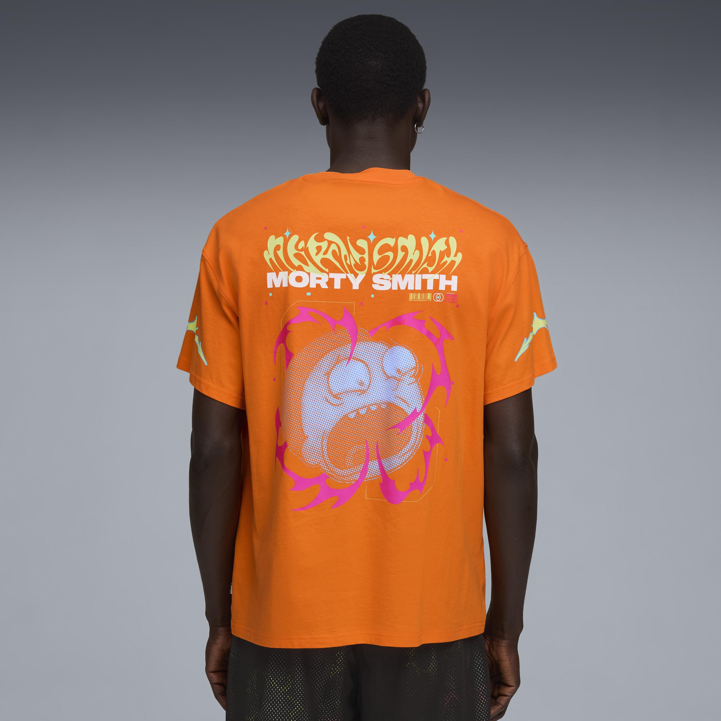 Puma Hoops X Rick And Morty Tee 2 Erkek Yetişkin T-shirt