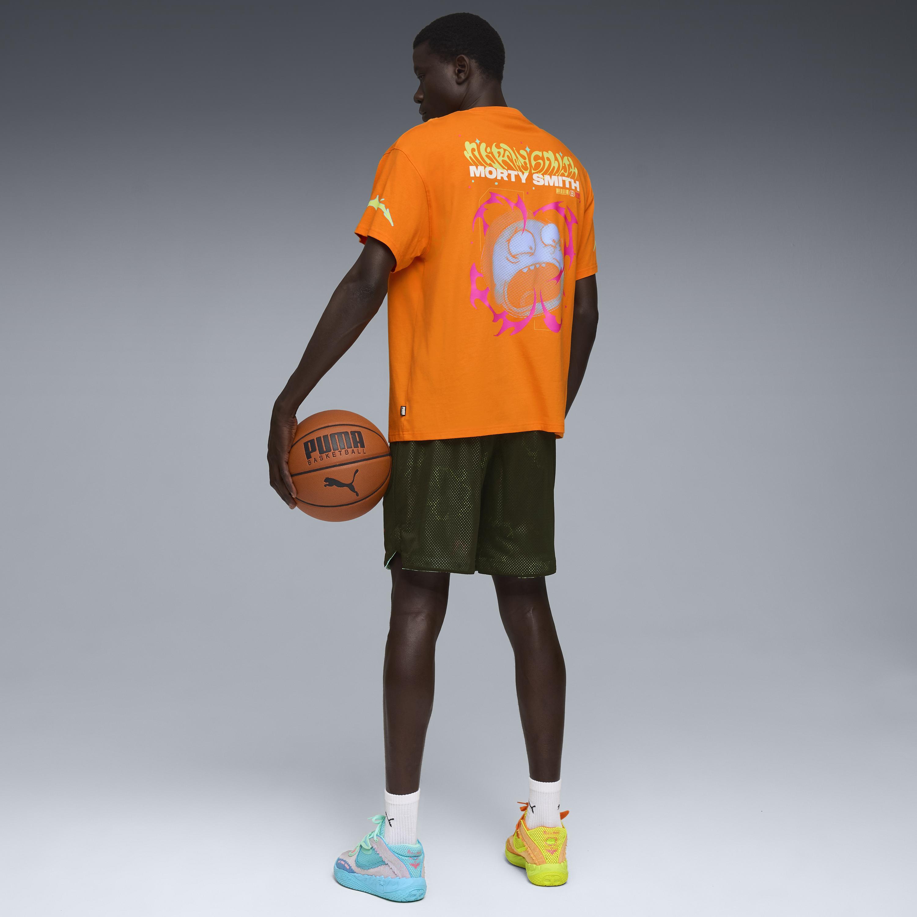Puma Hoops X Rick And Morty Tee 2 Erkek Yetişkin T-shirt