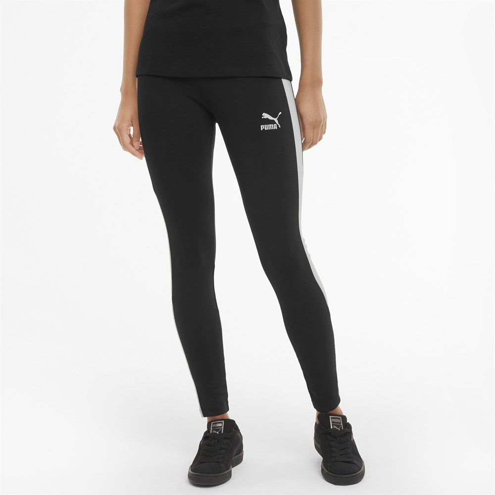 Puma Iconic T7 Mr Leggings Kadın Siyah Günlük Tayt - 530080-01