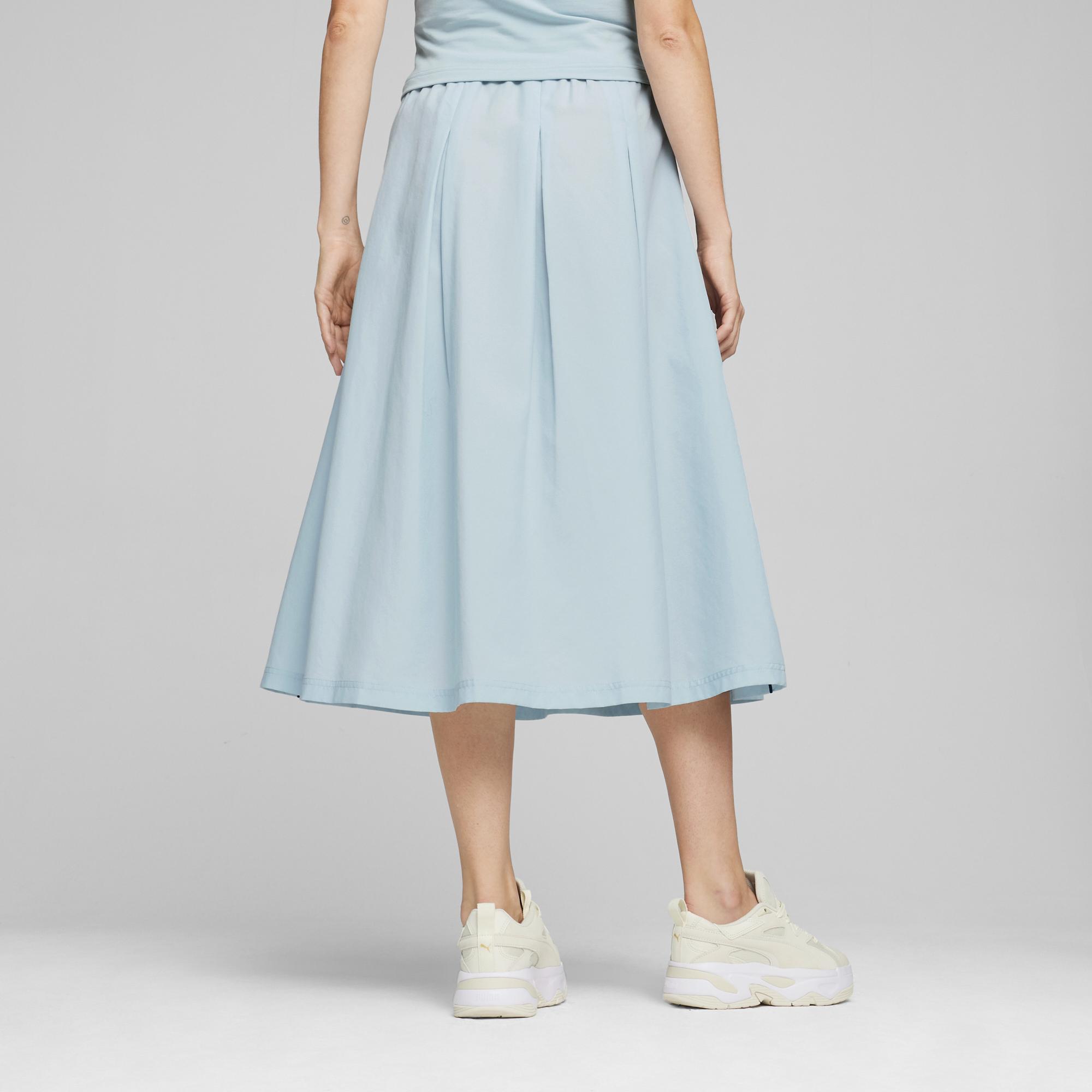 Puma infuse Pleated Midi Skirt Kadın Etek