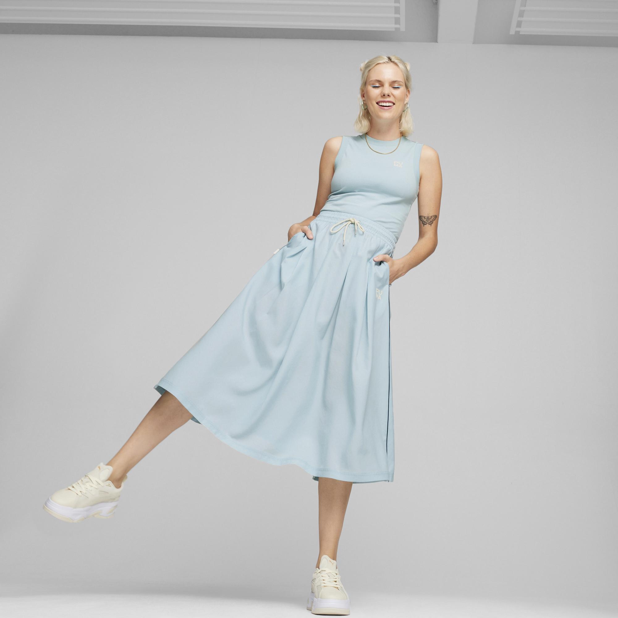 Puma infuse Pleated Midi Skirt Kadın Etek