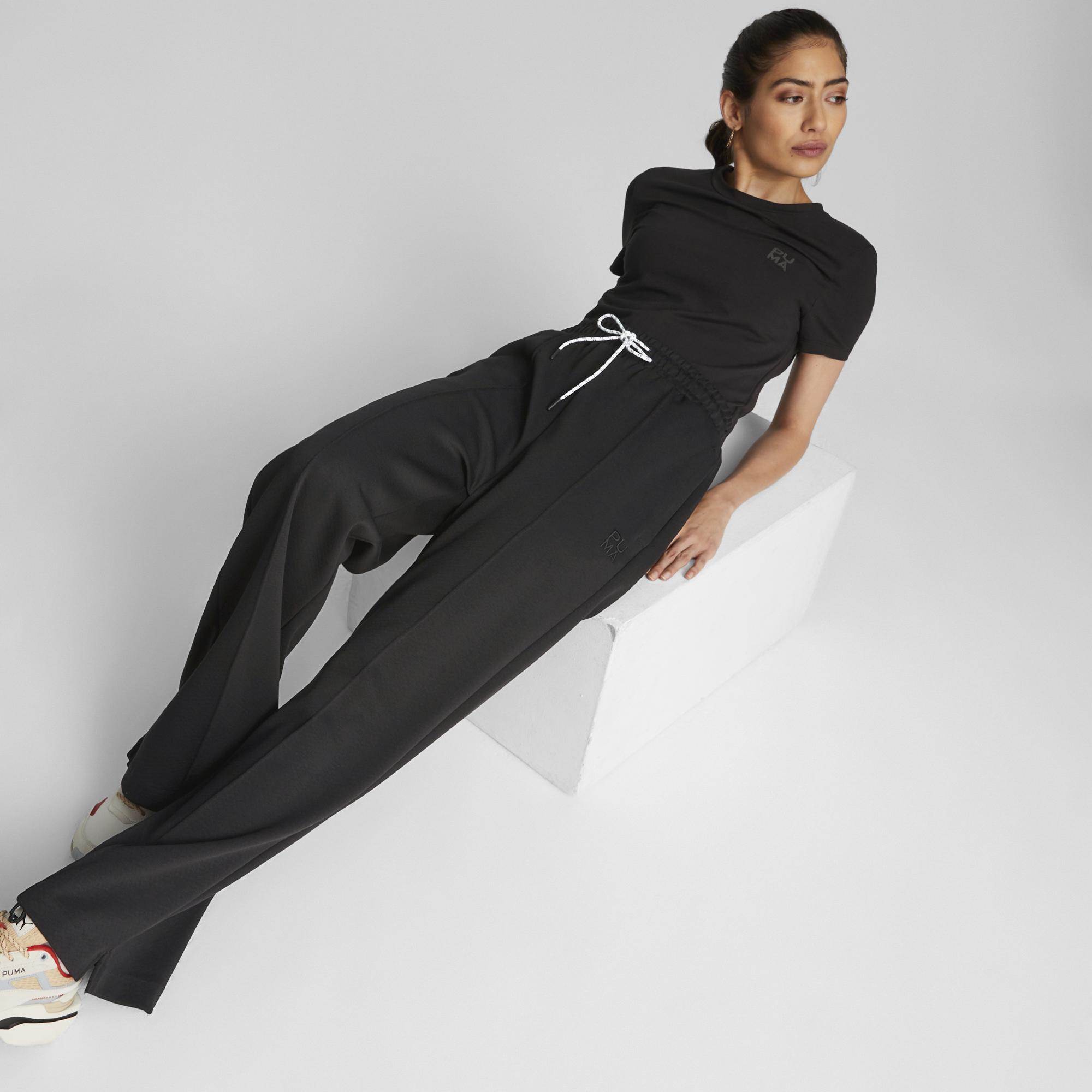 Puma infuse Wide Leg Pants Dk Kadın Eşofman Altı