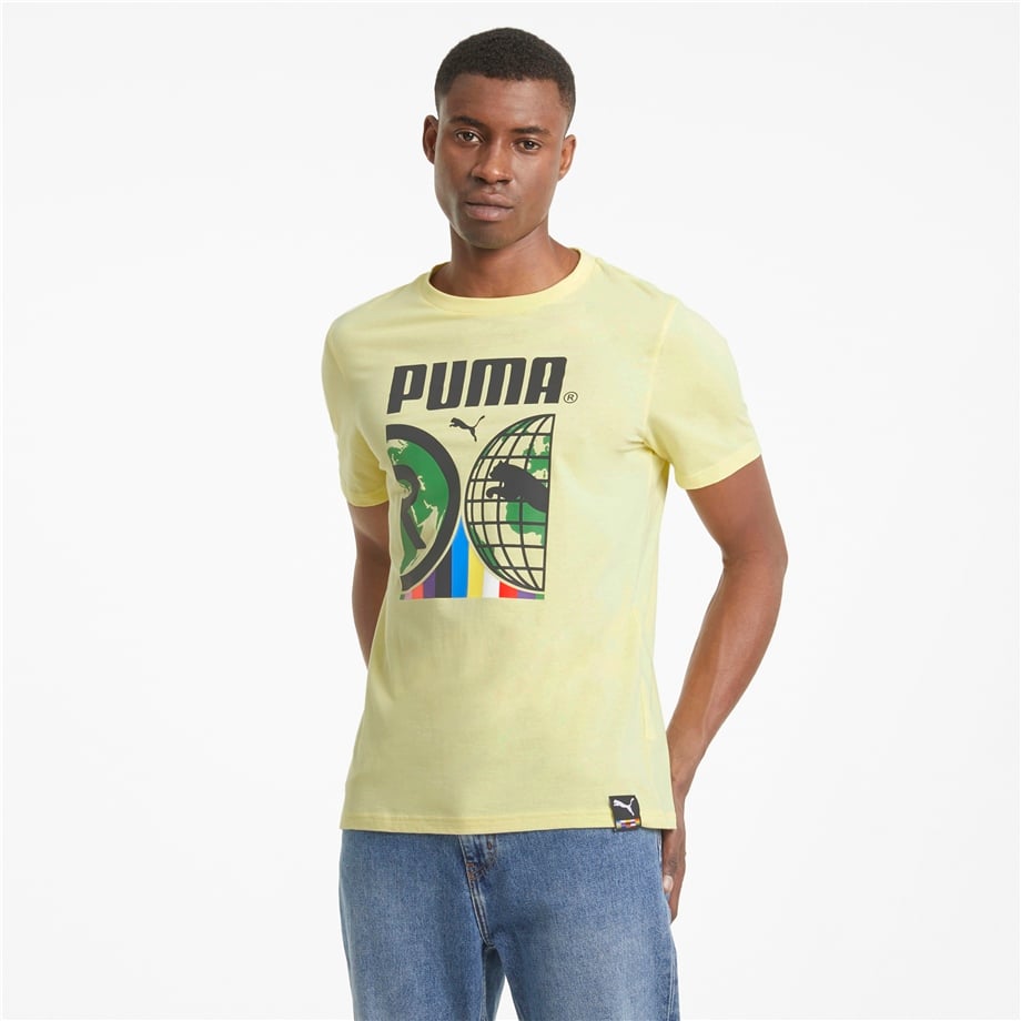 PUMA INTL Tee Yellow Pear