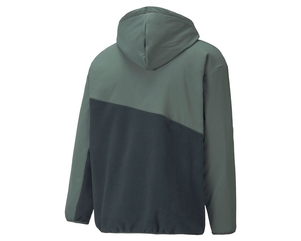 Puma Intl Winterized Hoodie Erkek Yeşil Sweatshirt - 53156680