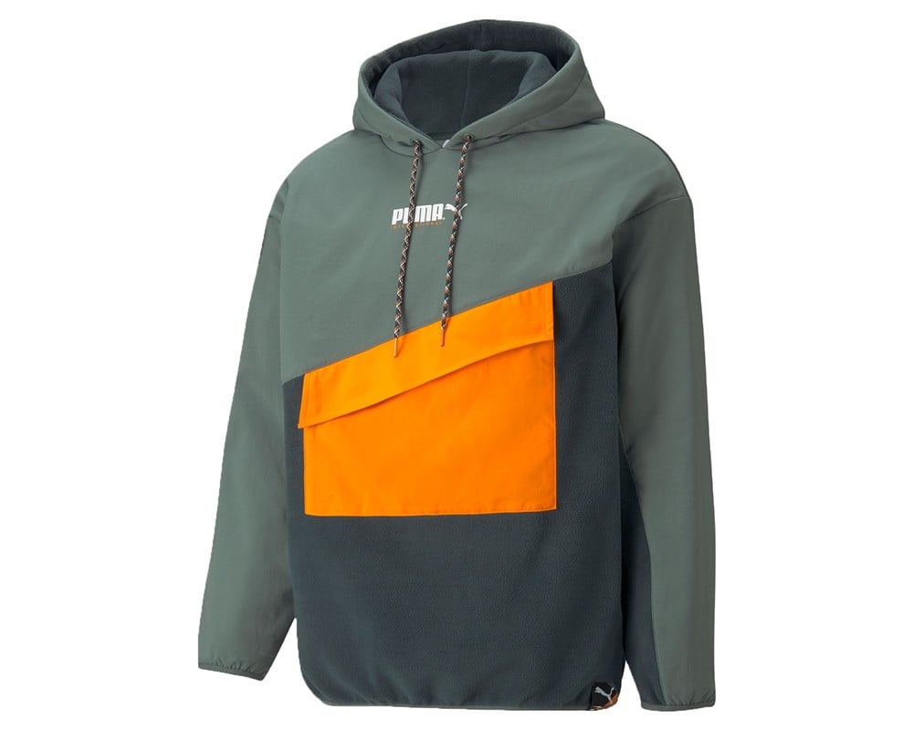 Puma Intl Winterized Hoodie Erkek Yeşil Sweatshirt - 53156680