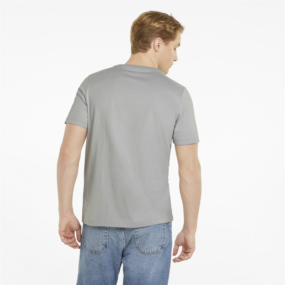 Puma Mapf1 Ess Tee Erkek Gri Günlük T-shirt - 534363-02