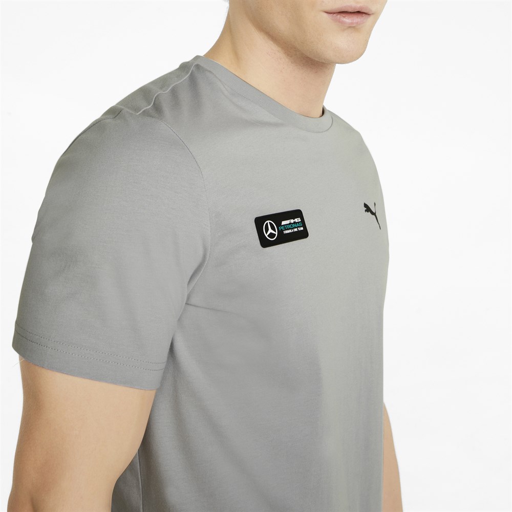 Puma Mapf1 Ess Tee Erkek Gri Günlük T-shirt - 534363-02