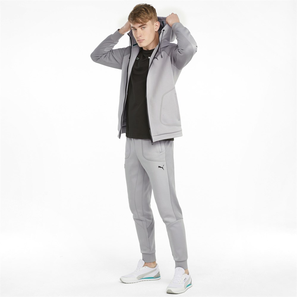 Puma MAPF1 Hooded Sweat Jacket Erkek Gri Sweatshirt - 53187802