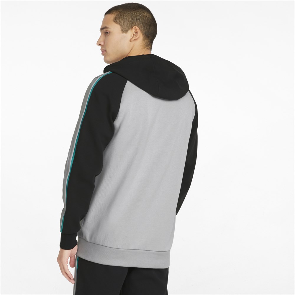 Puma Mapf1 Hooded Sweat Jacket Erkek Gri Günlük Ceket - 533607-02