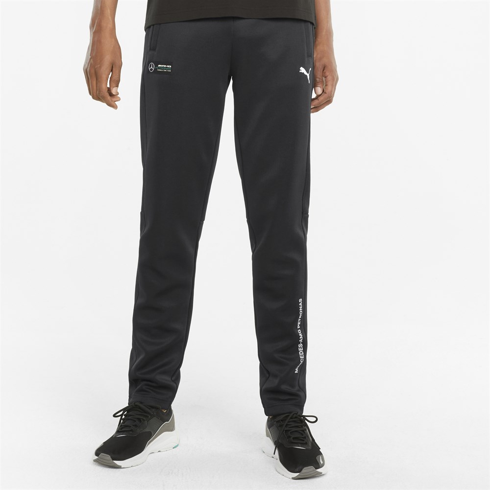 Puma MAPF1 T7 Track Pant, slim oc Erkek Siyah Eşofman Altı - 53178101
