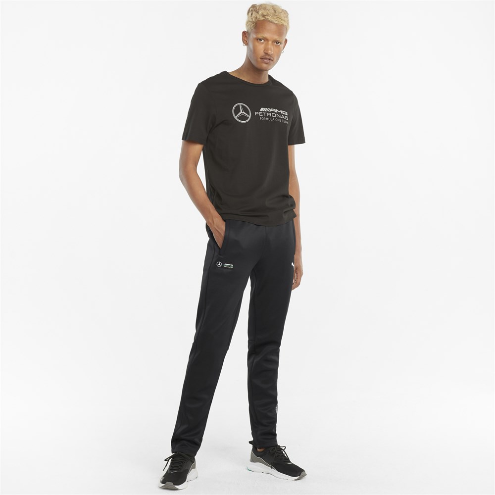 Puma MAPF1 T7 Track Pant, slim oc Erkek Siyah Eşofman Altı - 53178101