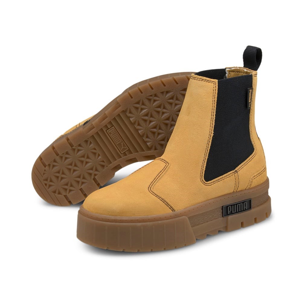 Puma Mayze Chelsea Suede Wn's Kadın Krem Günlük Ayakkabı - 38282904
