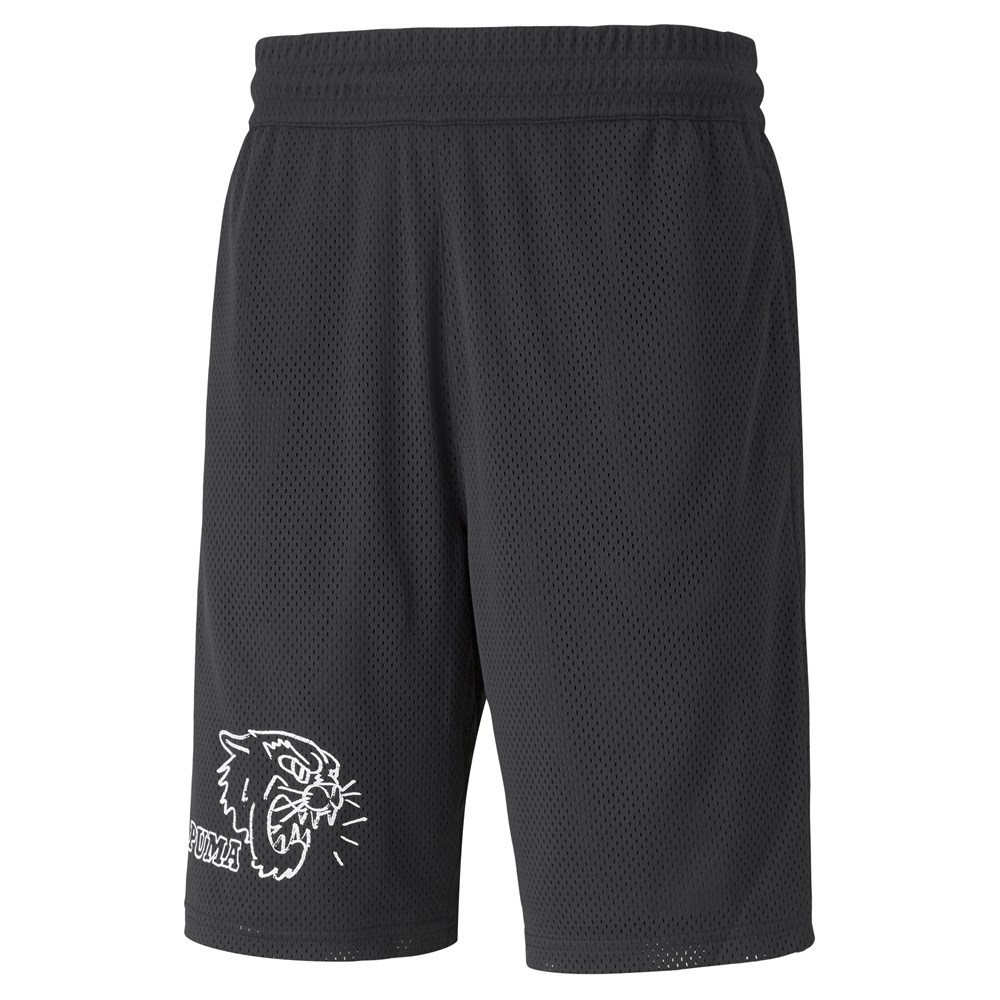 Puma Mesh Practice Short Erkek Siyah Şort - 53219801