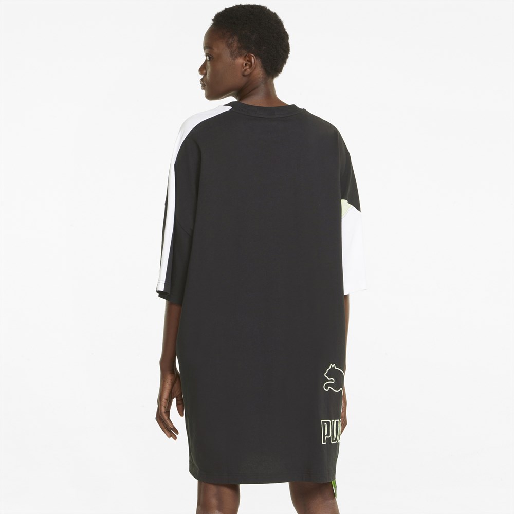 Puma Mis Tee Dress Kadın Siyah Günlük Elbise - 534470-01