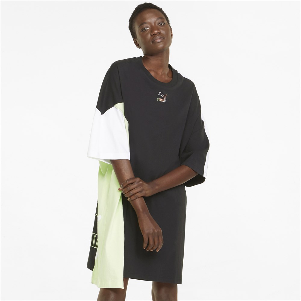 Puma Mis Tee Dress Kadın Siyah Günlük Elbise - 534470-01