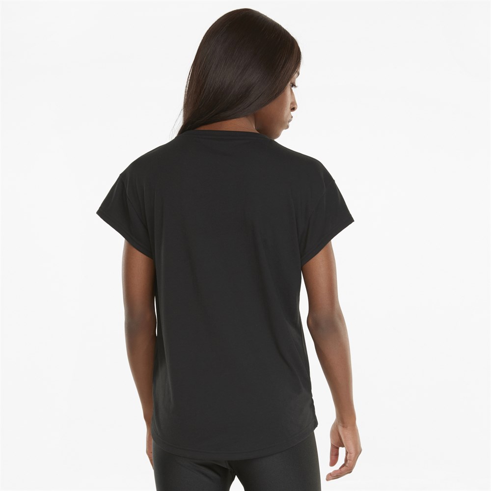 Puma Modern Sports Tee Kadın Siyah T-Shirt - 58947601
