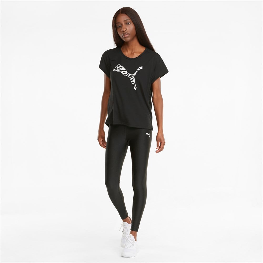 Puma Modern Sports Tee Kadın Siyah T-Shirt - 58947601