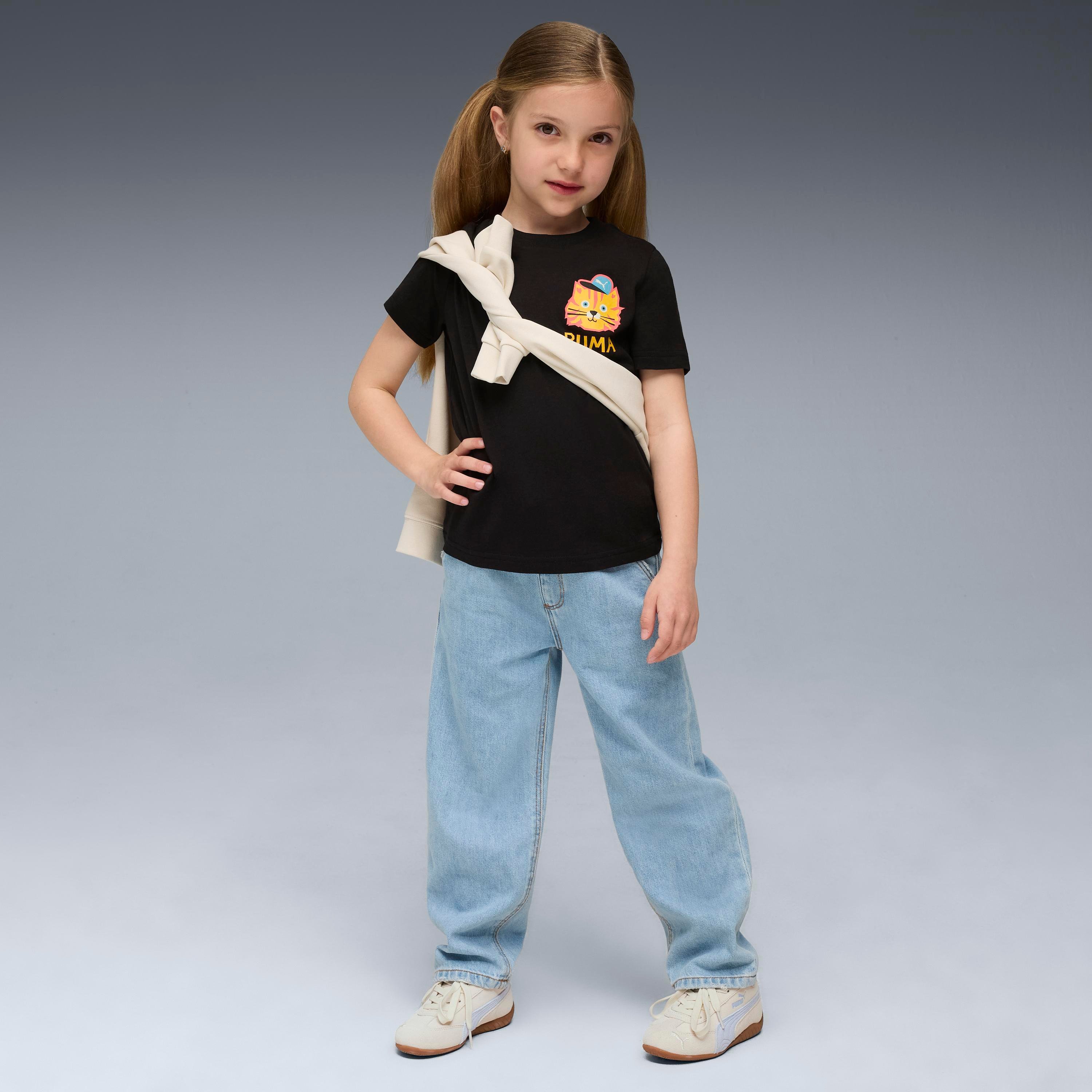 Puma Moody Cat Graphic Tee Unisex Çocuk T-shirt