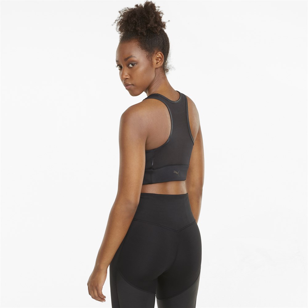 Puma Moto Bra Top Kadın Siyah T-shirt - 52093001