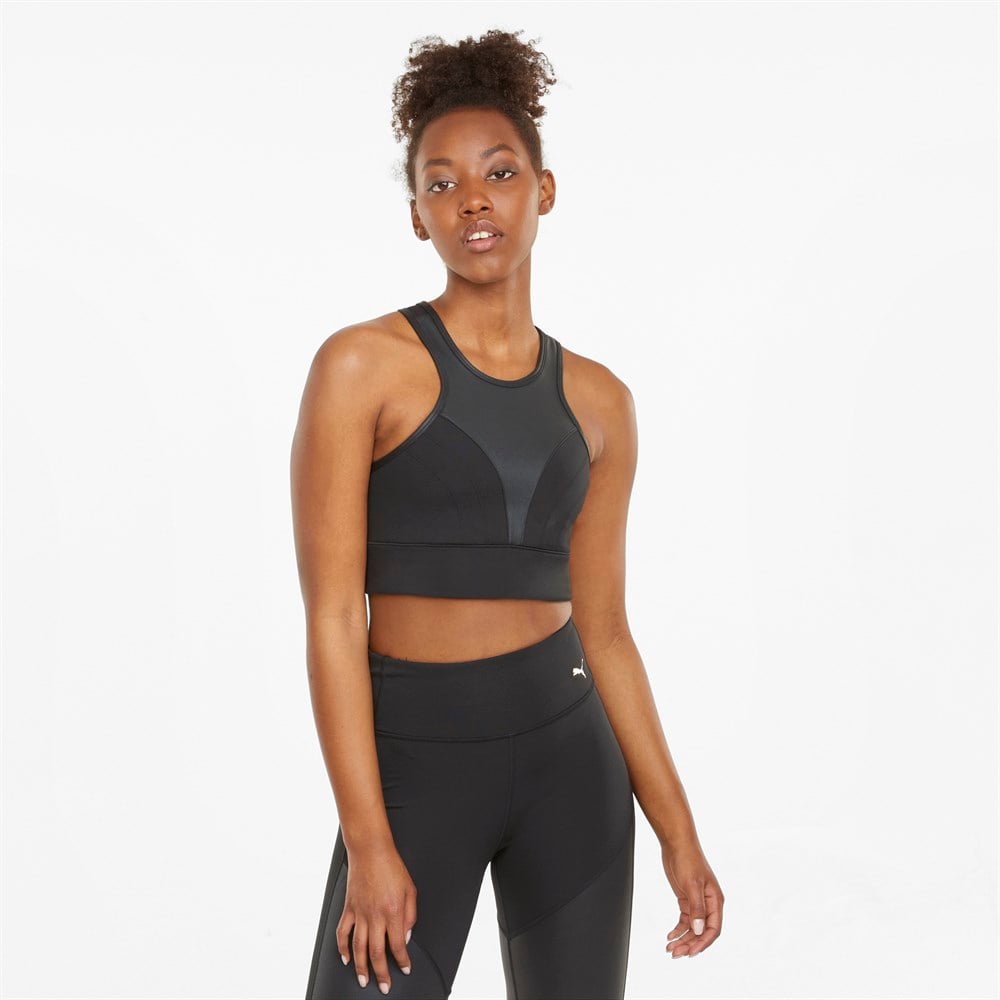 Puma Moto Bra Top Kadın Siyah T-shirt - 52093001