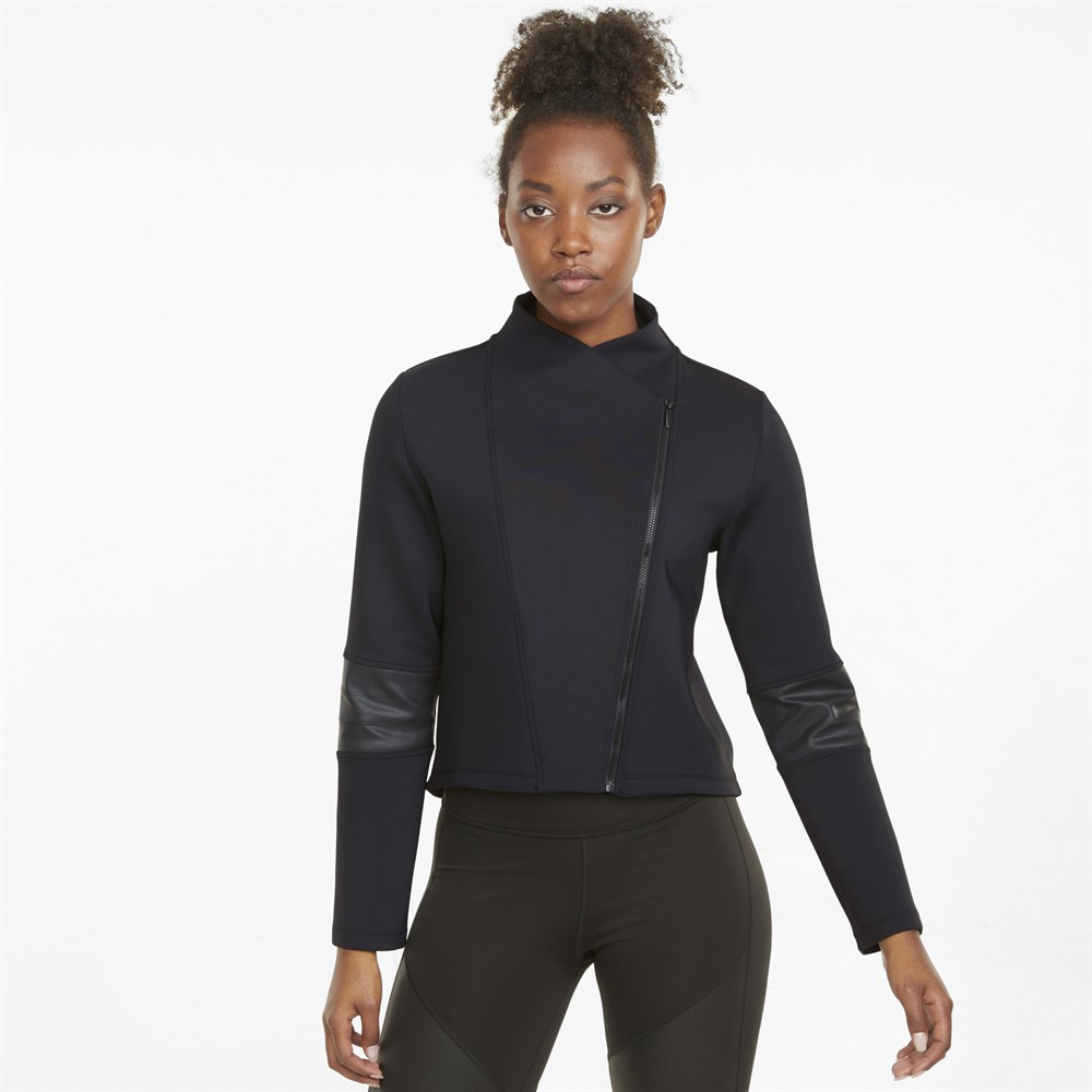 Puma Moto Jacket Kadın Siyah Ceket - 52092701