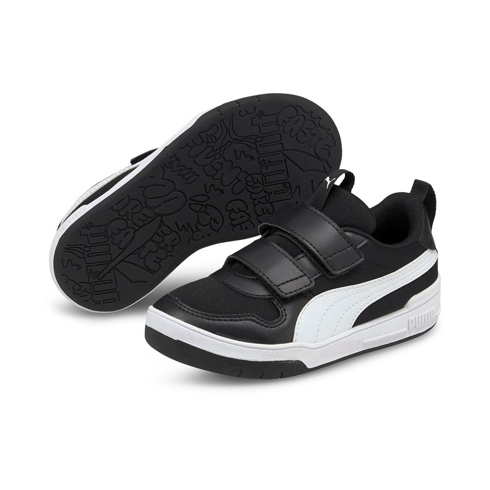 Puma Multiflex Mesh V PS Çocuk Siyah Günlük Ayakkabı - 38084501