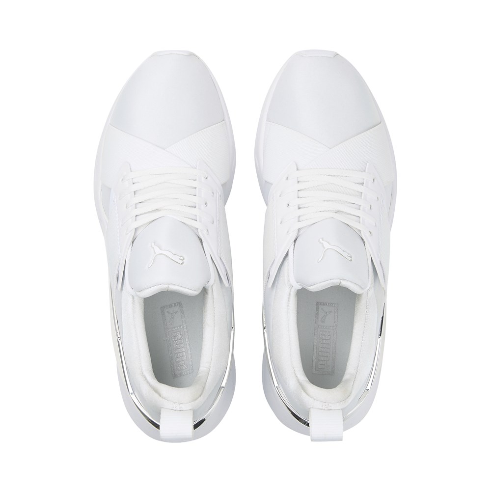 Puma Muse X5 Metal Wns Kadın Beyaz Günlük Spor Ayakkabı - 383954-02