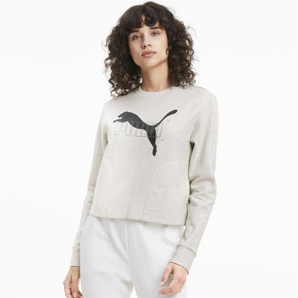 Puma Nu-Tility Crew Kadın Sweatshirts - 58355319