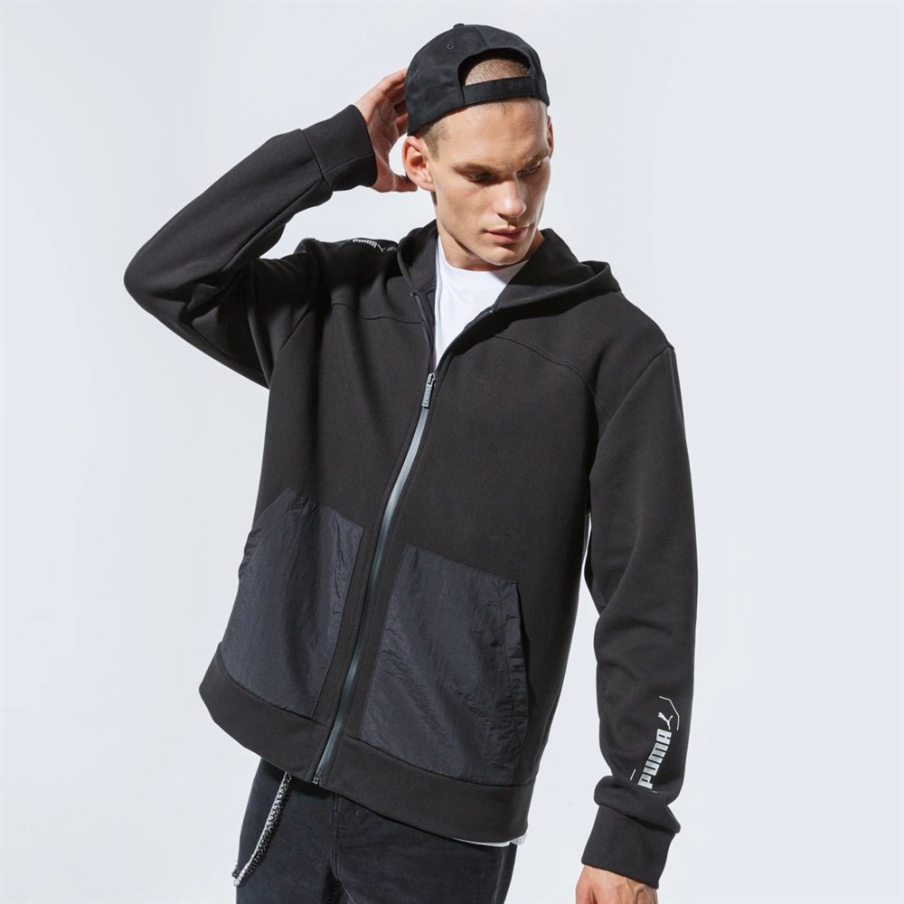 Puma Nu-Tılıty Fz Hoodie Erkek Sweatshirts - 58344301