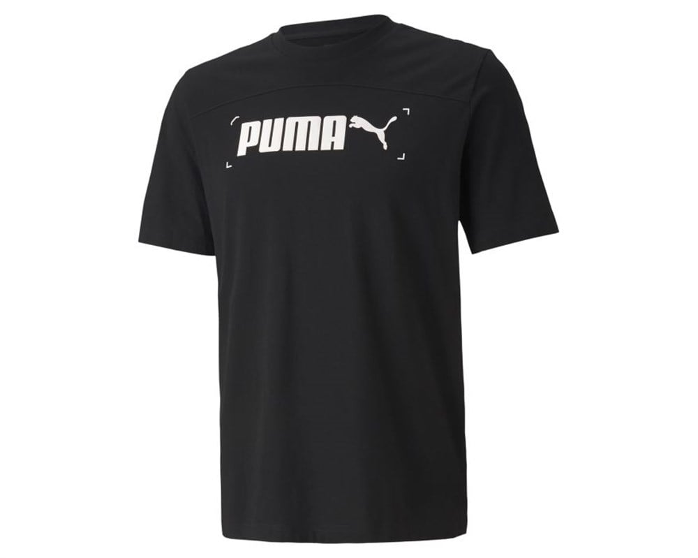 Puma  Nu-Tility Graphic Erkek Siyah T-shirt -  58348701