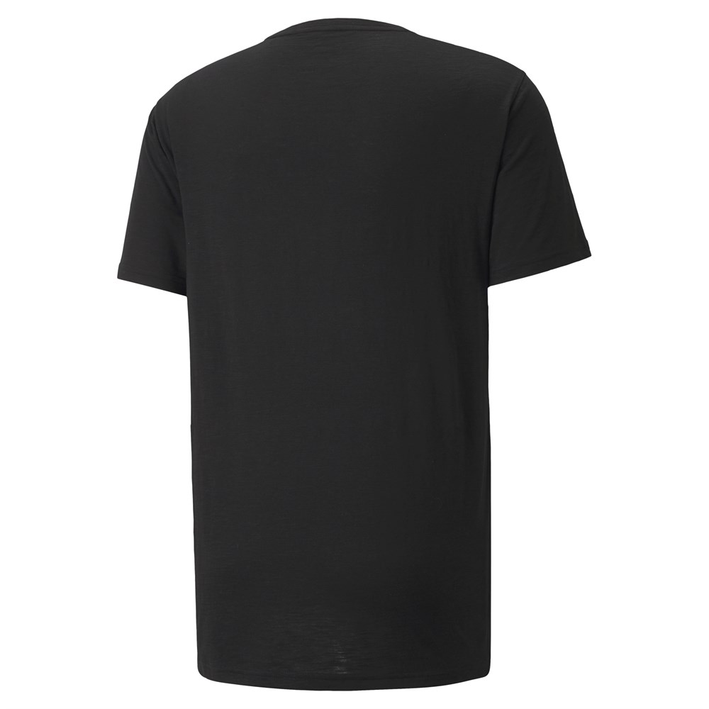 Puma Performance Cf Cat Branded Ss Tee Rec Erkek Siyah Antrenman T-shirt - 521644-01