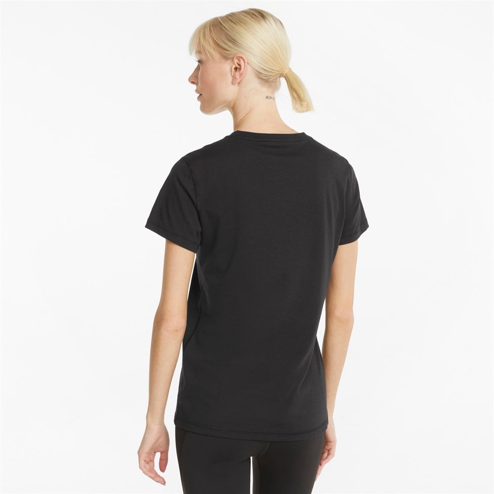 Puma Performance Empowerment Slogan (Eversculpt Connection) Kadın Siyah Antrenman T-shirt - 521630-01