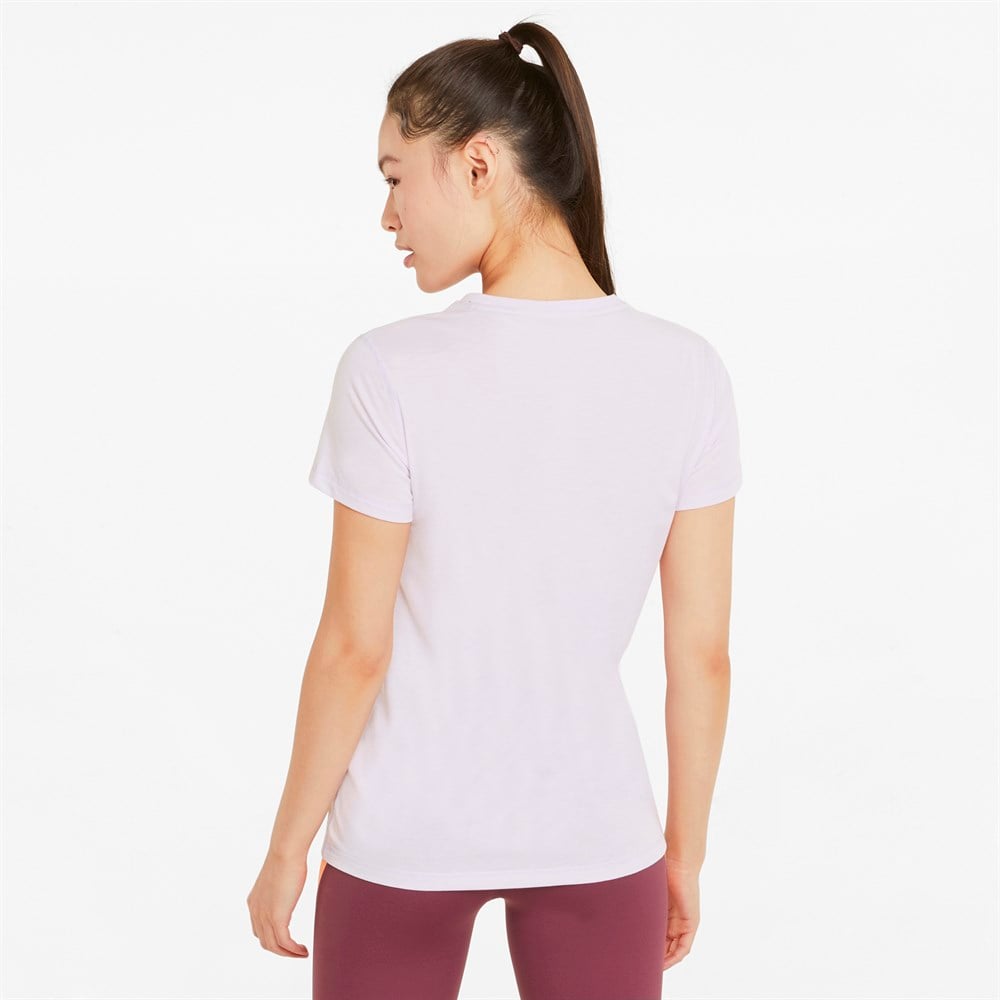 Puma Performance Empowerment Slogan (Eversculpt Connection) Kadın Lila Antrenman T-shirt - 521630-17