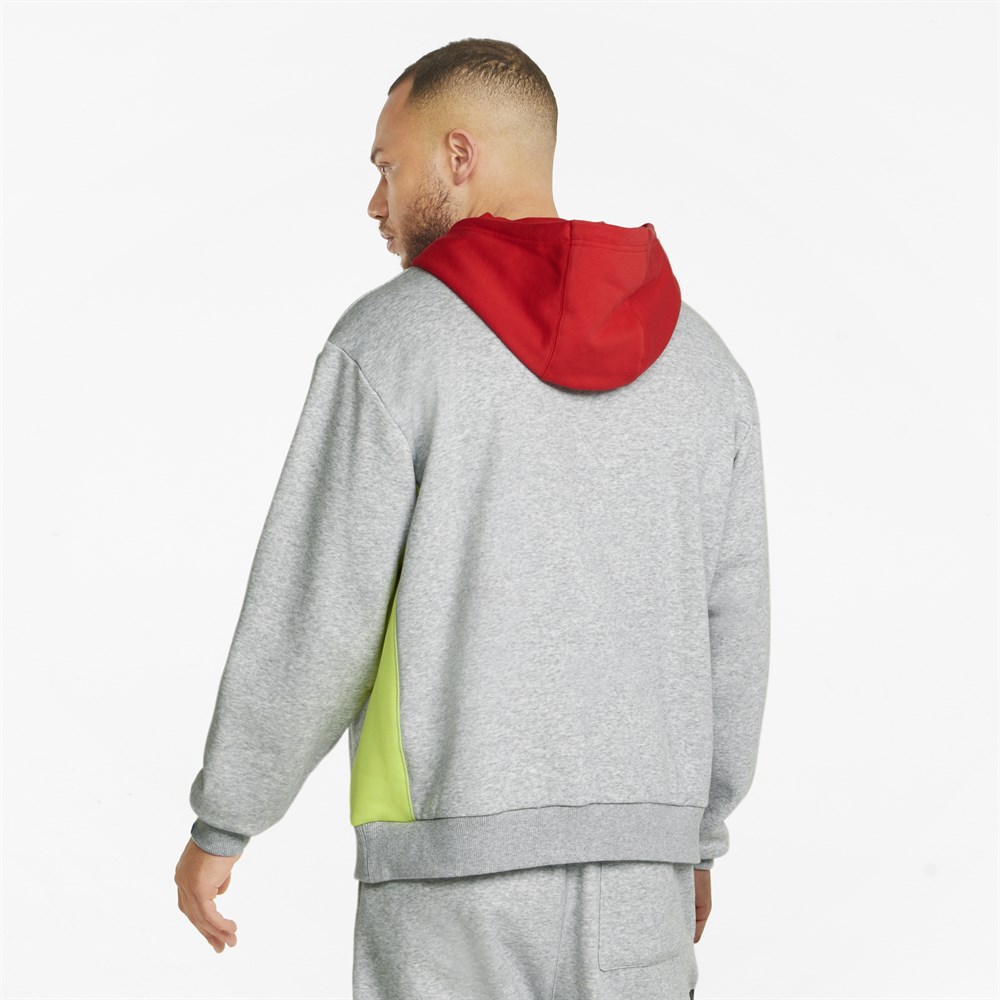 Puma Playbook Pullover Erkek Gri Günlük Sweatshirt - 534188-01
