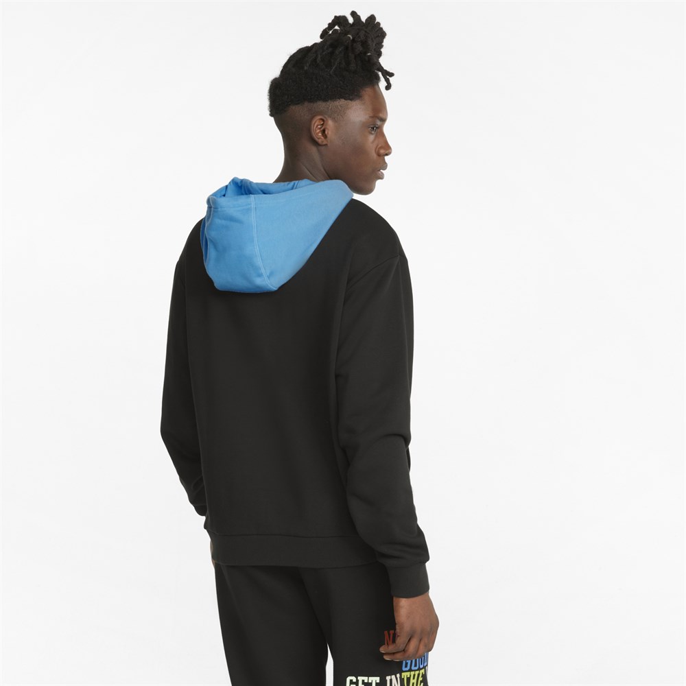 Puma Playbook Pullover Erkek Siyah Günlük Sweatshirt - 534188-02