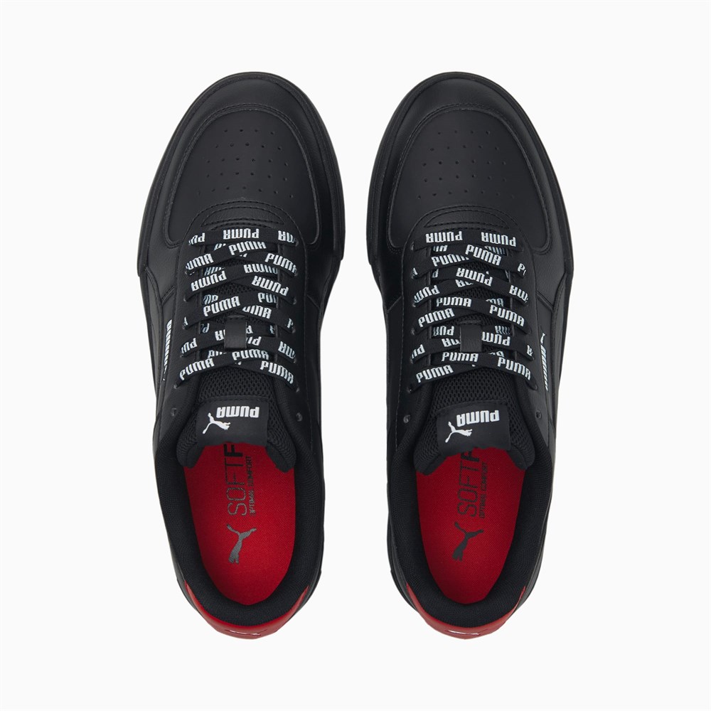 Puma Puma Caven Logomania Unisex Siyah Günlük Spor Ayakkabı - 383857-02