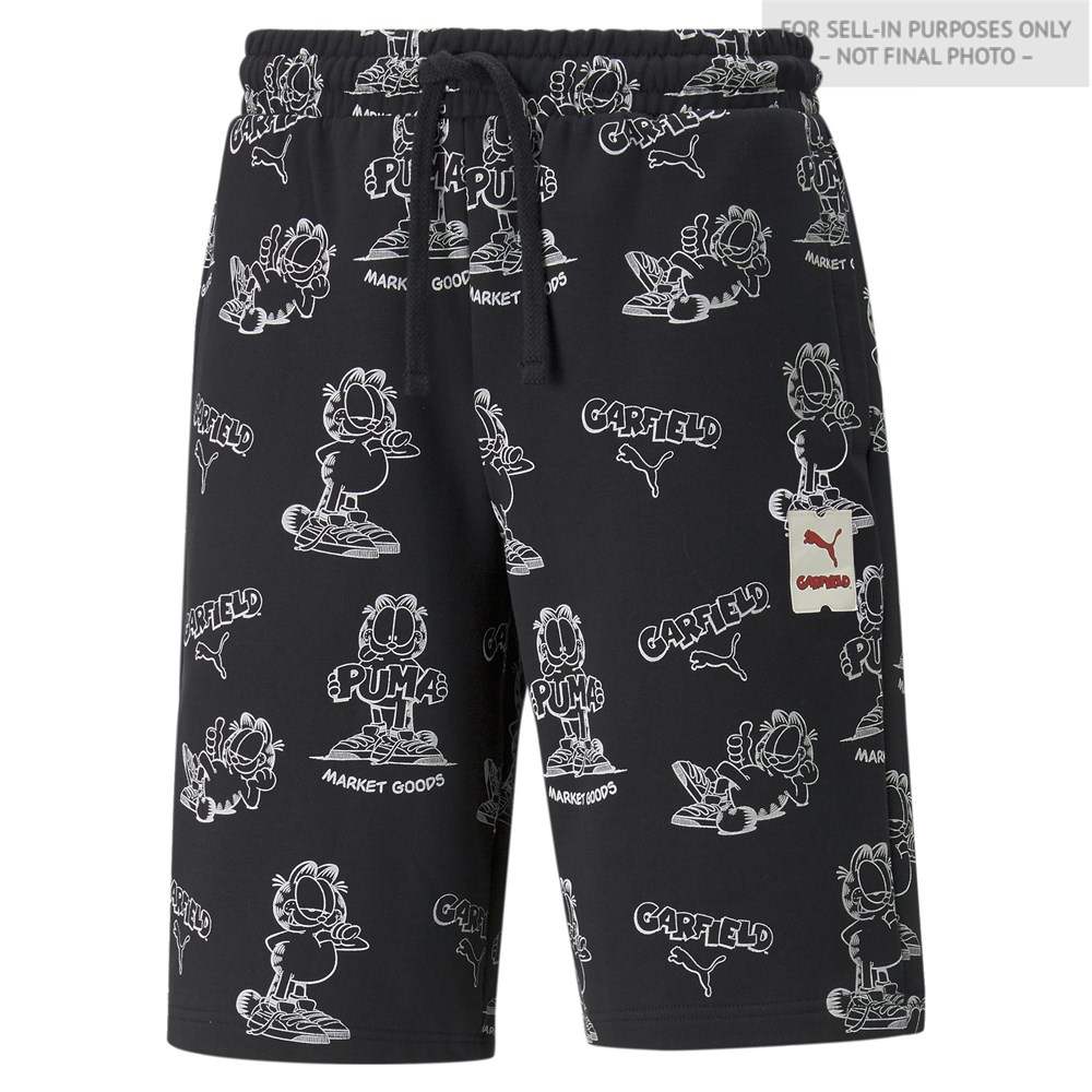 Puma Puma X Garfıeld Aop Shorts Erkek Siyah Günlük Şort - 534437-01
